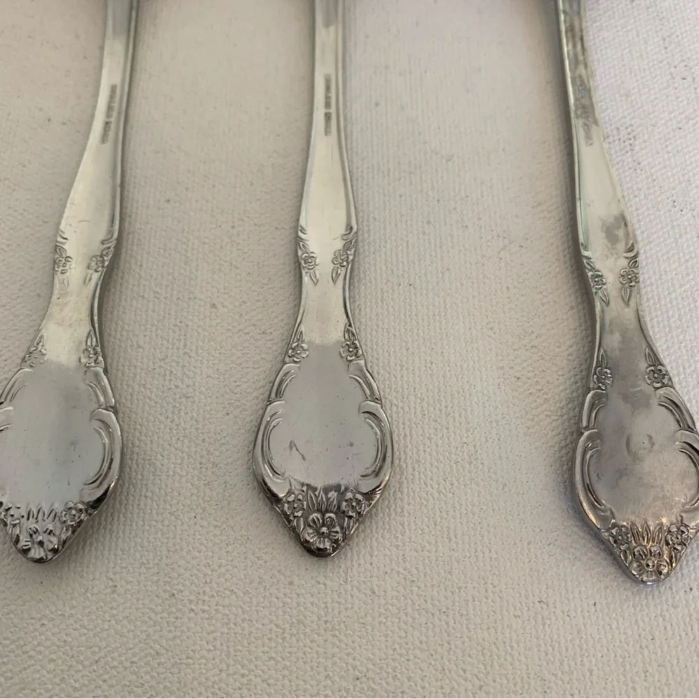 3 Estia CASCADE Stainless Glossy Korea Serving Spoons 7.5